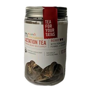 NEW Munchkin Milkmakers Lactation Tea BERRY Flavor 12 Tea Bags (EXP 8/15/25)